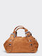 Hug Leather Women's Shoulder / Handbag / Crossbody Bag Suede Camel