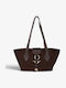 Women's Shoulder Bag Suede Brown