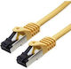 Value S/FTP Cat. 8 (40Gbps) Ethernet Мрежов Кабел 2m Жълт