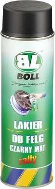 Schwarzer matter Felgenlack Boll Rally 500 ml