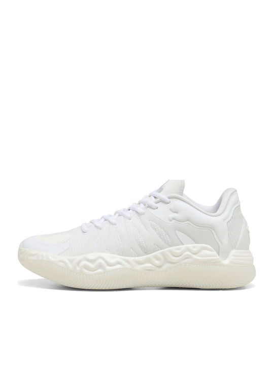 PUMA Hali 1 Niedrige Basketballschuhe Weiß