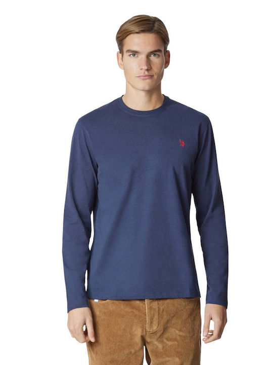 U.S. Polo Assn. Синя тениска с къс ръкав