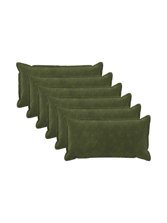 vidaXL Μαξιλάρι Καναπέ Houten Πράσινο 40x70εκ.