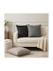 vidaXL Heerlen Sofa Cushion Black 50x50 cm