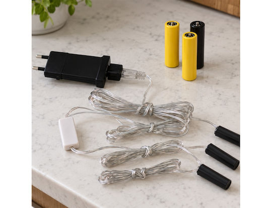 Batterie-Umwandlungsadapter 4×AAA Steckdose IP20 Kabel 3 m XX8999880
