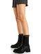 Damen Chelsea-Stiefeletten Schwarz