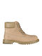 River Damen Lederstiefeletten Beige