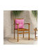 vidaXL Putten Garden Sofa Cushion with Backrest Pink 40x40 cm