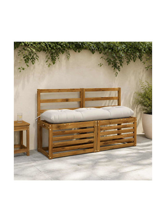 vidaXL Vianen White Garden Bench Cushion 30x120 cm