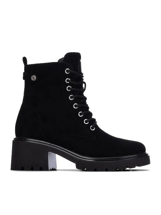 Refresh Wildleder Damen-Stiefeletten mit Mittel...