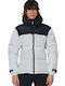 Winter Puffer Jacket Waterproof and Windproof Black / White