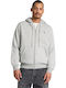Graue Kapuzenjacke