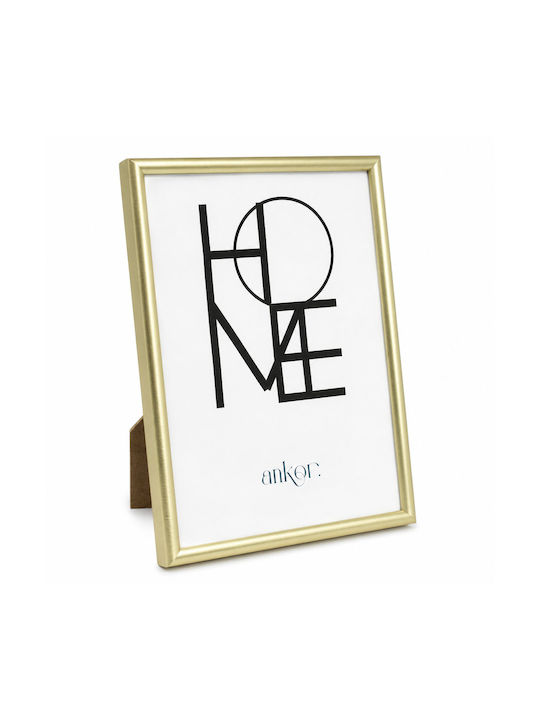 Ankor Wall-Mounted Metal Photo Frame with Gold ...