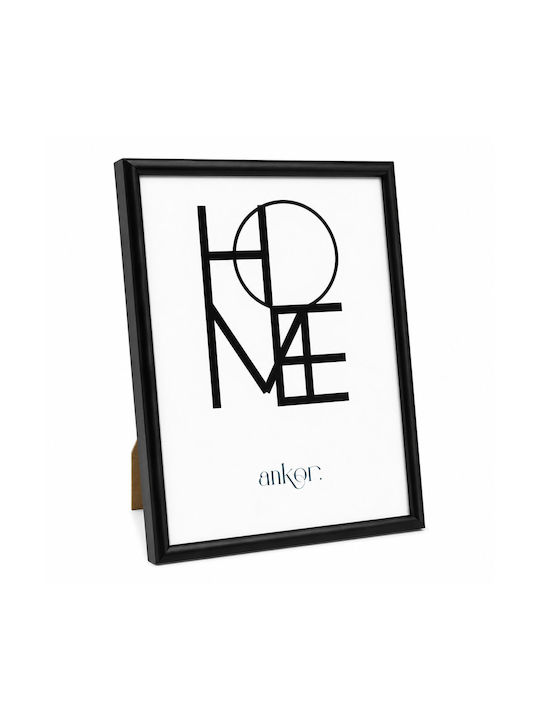 Ankor Wall-Mounted Metal Photo Frame with Black...