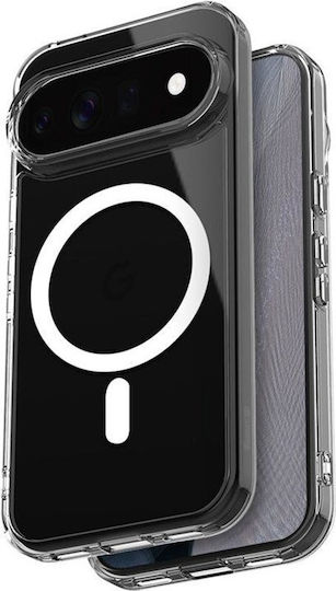 Crong Hybrid Back Cover din Plastic cu Curea Transparentă (Google Pixel 11 Pro)