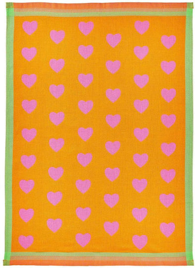 Butlers Kitchen Towel Made of 100% Cotton in Orange Color 67x50cm