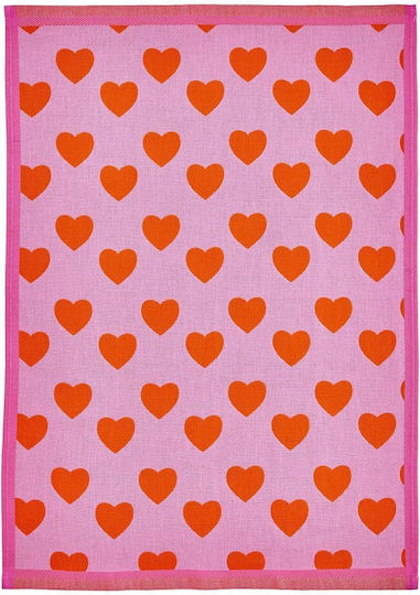Butlers Küchentuch aus 100% Baumwolle in Rosa Farbe 67x50cm