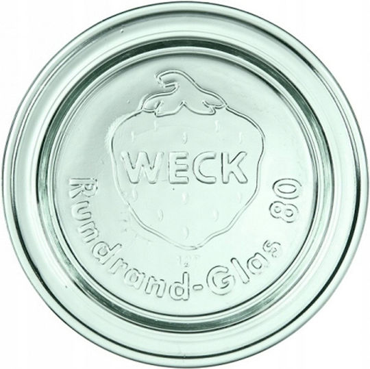 Weck 6er-Set Gläser zur vielseitigen Verwendung mit transparentem Glasdeckel 8 × 8 cm 6 Stück