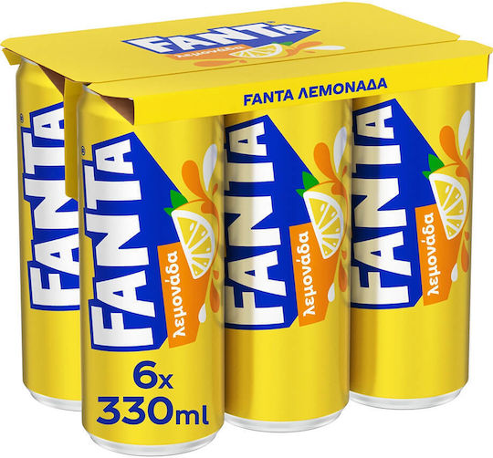 Fanta Лимонада с Лимон Концентрирана Без Газ 6x330ml