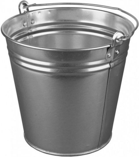 InLine Metal Bucket Capacity 12L Grey