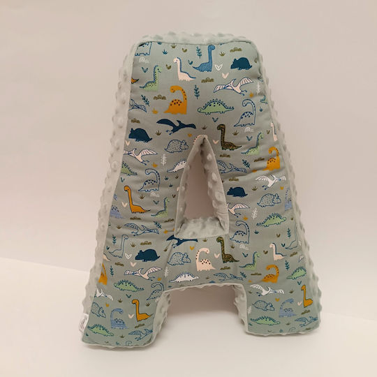 Magnolia Handmade Grünes Kinder-Dekokissen