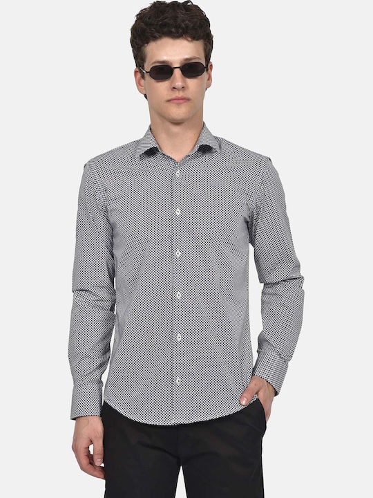 Cămașă din bumbac cu mânecă lungă, Regular Fit, Violet