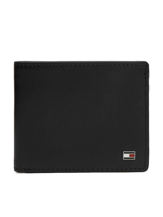 Mini Schwarze Herren-Lederbörse
