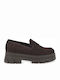 Leather Women's Loafers in Brown