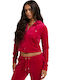 Madison Short Women's Zip-Up Cardigan Red