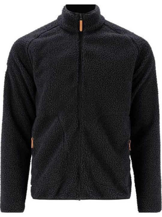 Herren-Fleecejacke Schwarz