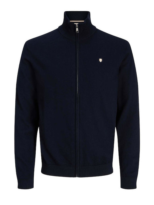 Herren Strickjacke Marineblau
