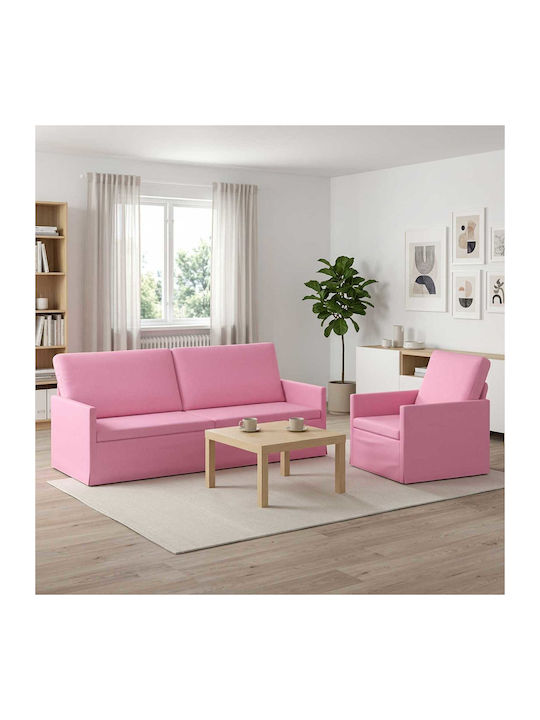 Set de Living Canapea cu 2 Locuri și Fotoliu