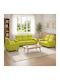 Living Room Furniture Set 3-Seater & 2-Seater & Armchair