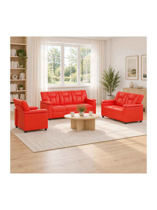 Wohnzimmermöbel-Set 3-Sitzer & 2-Sitzer & Sessel