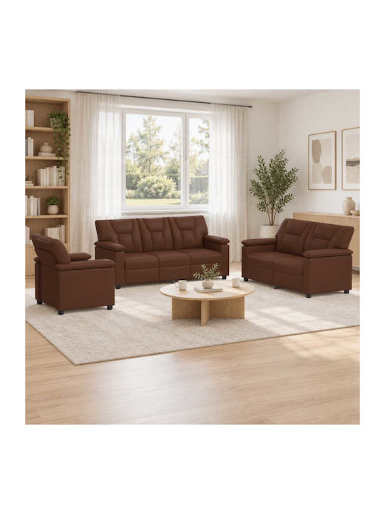 Wohnzimmermöbel-Set 3-Sitzer & 2-Sitzer & Sessel