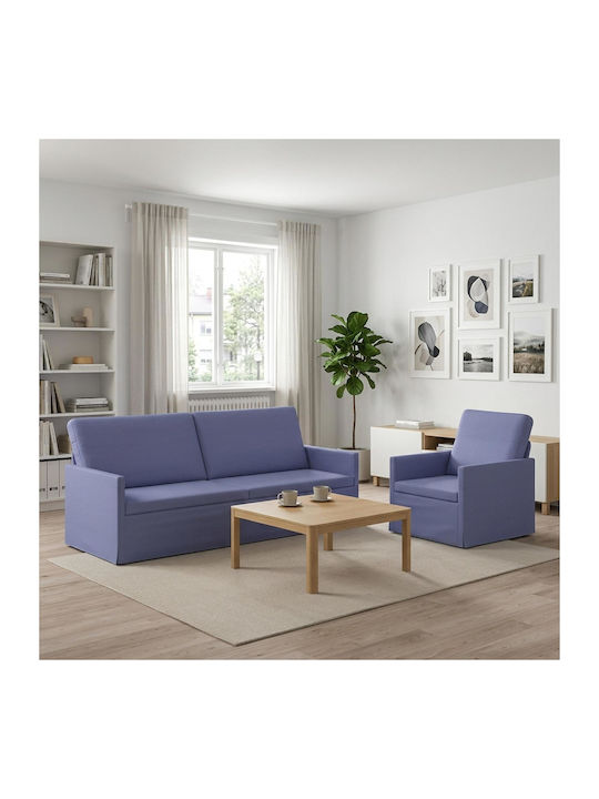 Set Mobilă Living Canapea cu 2 Locuri și Fotoliu