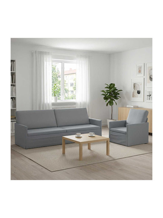 Set de Living cu Canapea cu 2 Locuri și Fotoliu