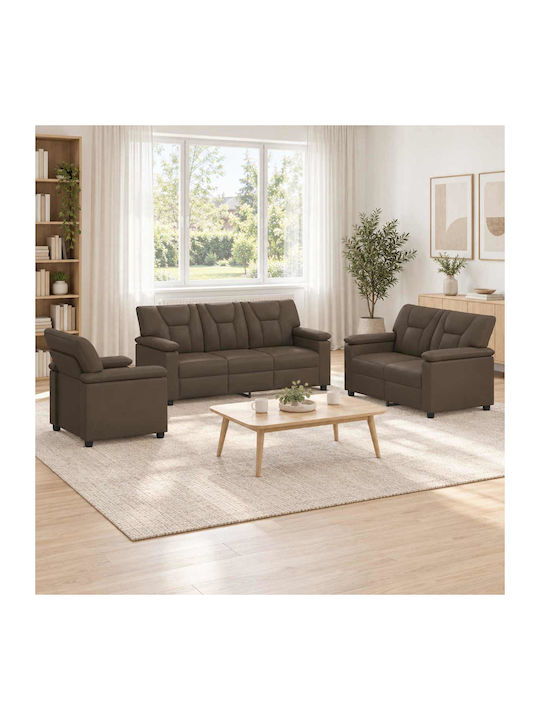 Wohnzimmermöbel-Set 3-Sitzer & 2-Sitzer & Sessel