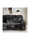 Beauty Home Decorative Pillowcase 8681 in Anthracite Faux Fur 42x42cm