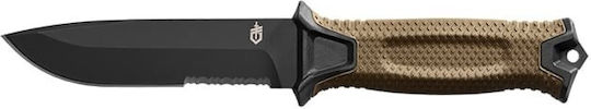 Gerber Strongarm Coyote Serrated Нож Бял с Калъф