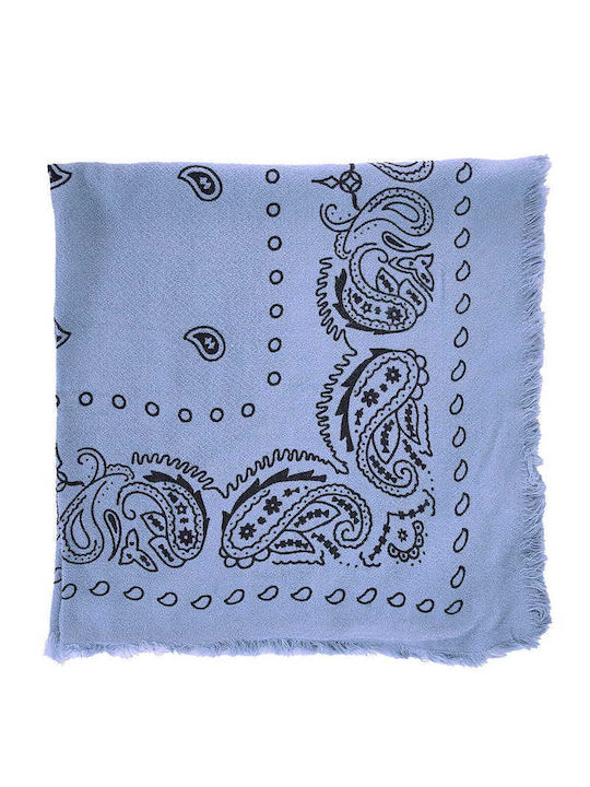 Celestino Damen Schal Paisley Blau Marineblau