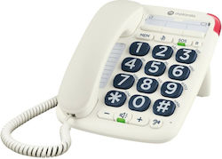 Motorola Ct200 Telefon Cu Fir de Birou Alb 107CT200