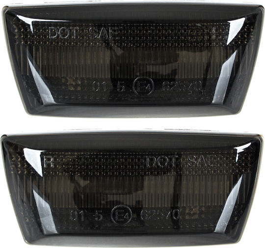 Opel Corsa D 06-14 Led Side Indicator Smoked Dynamic 2 Pcs Set