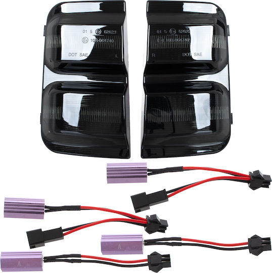 Citroen Jumper 2006 Led Side Indicator Smoked Dynamic 2 Pcs Set