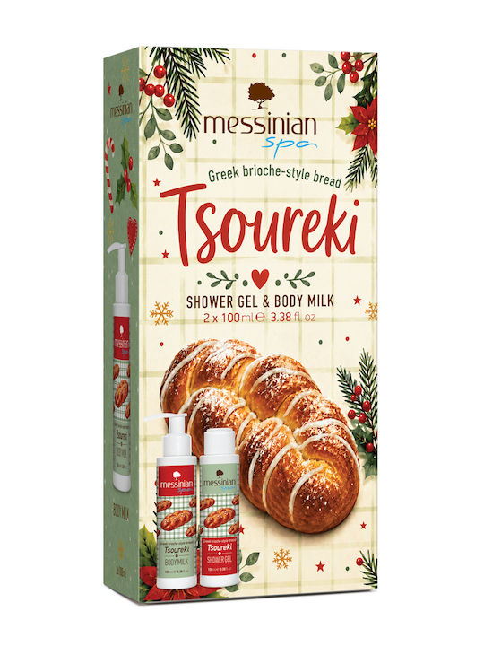 Messinian Spa Tsoureki Körperreinigungs-Pflegeset 2-teilig