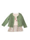 Rochie Tricotată pentru Copii Verde