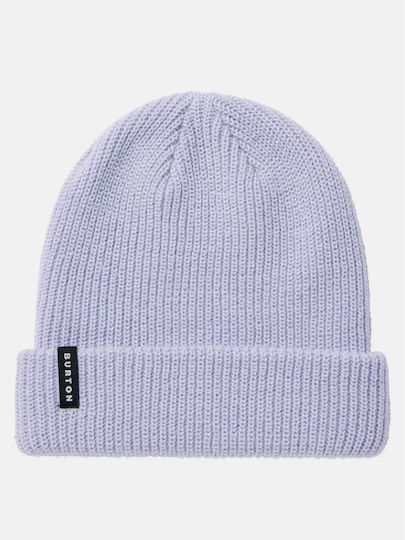 All Day Long Beanie Men's Knitted Beanie in Purple
