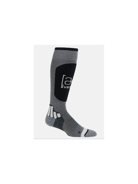 Burton Ak Endurance Șosete de Schi și Snowboard pentru Bărbați Gri 1 Pereche