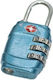 Rockland Steel Combination Shackle Padlock with TSA Certification 60mm Black