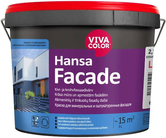 VivaColor Exterior Water-Based Paint La-alus 2.7 L